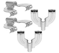 HANABASS Ganchos de Garra para Instrumento de Percusión 4 Piezas Gancho de Repuesto Compacto Accesorio Portátil para Reemplazo de Bombo Compatible con Batería Electrónica y Percusión