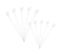 HANABASS Herramienta para Enhebrar Alambre de Acero Inoxidable y Papel, 20 Piezas en Color Claro para Costura y Proyectos DIY de Bordado y Manualidades