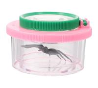 HANABASS Insect Viewer para Niño Niña Caja De Observación Transparente con Lupa Incorporada Tarro De Plástico Profesional para Exploración Infantil y Aventura Al Aire