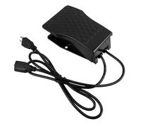 HANABASS Interruptor de Pie Control sin Calentamiento para Herramientas Eléctricas, Pedal Plástico Negro para Herramienta de Tallado y Amoladora para Taladros y Amoladoras Eléctricas