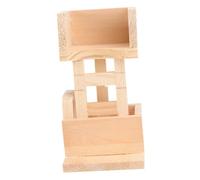 HANABASS Jaula para Hámster Accesorios Jaulas Artículos Conejos Túnel Hámster Juguetes Casa Mascotas Pequeñas Juguetes Masticar Puente Madera Balancín Accesorios Enriquecimiento