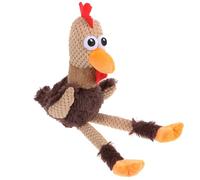 HANABASS Juguete Interactivo para Morder Forma de Ave de Peluche Resistente a Mordeduras para Perros y Gatos Limpiador Dental Natural Juguete Molar para Mascotas Que Reduce el