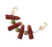 HANABASS Juguete para Masticar Conejo y Hámster Colgante Bola de para Roedores Pequeños Estimula Dientes Sanos y Reduce Estrés Mascotas Pequeñas