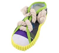 HANABASS Juguete para Perro con Sonido Forma de Zapato Juguete Masticable de Cuerda de Algodón para Cachorros para Jugar Interiores