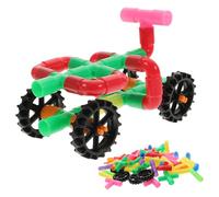 HANABASS Juguetes De Construcción y Bloques Tubulares para Niños De 4 a 8 Años, 76 Piezas, Material Seguro y Durable, Juego Educativo Stem para Fomentar Creatividad y Aprendizaje En Fiestas y Hogar