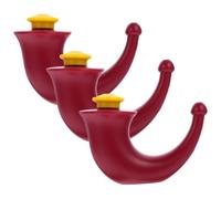 HANABASS Kit de 3 Botellas de Enjuague Nasal de Plástico para Adultos y Sistema de Irrigación Nasal Portátil Herramienta Práctica Doméstica