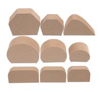 HANABASS Kit de 9 Piezas para Moldear Asas de Taza Tablero de Densidad, Herramientas para Formar Asas en Cerámica, Adecuado para Manualidades y Proyectos DIY