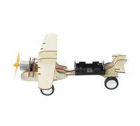 HANABASS Kit de Avión DIY para Modelo de Avión de Madera Eléctrico Juguete Educativo de Ciencia Stem para Niñas de Construcción y Experimentos Científicos