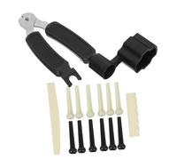 HANABASS Kit de Herramientas para Guitarra Acústica con Clavijas de Puente Silletas y Extractores Incluye Enrollador y Cortador de Cuerdas para y Reemplazo Fácil
