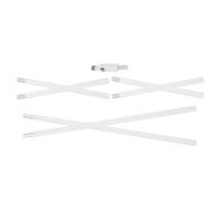 HANABASS Lámpara de Techo M10 Barra Colgante Roscada y Kit de Extensión | Compatible Luminarias Estándar M10, Incluye, Accesorio para Techos Inclinados, Acabado Blanco Moderno