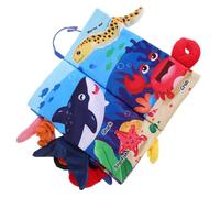 HANABASS Libros Ilustrados Primera Infancia Libro De Tela Arrugado Para Bebés Juguete Suave y Portátil Para Baño y Desarrollo Diseño De Dibujos Animados