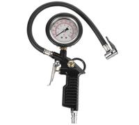 HANABASS Manómetro Digital para Compresor de Neumáticos de Coche Inflador Pequeño y Resistente Medidor de Presión Rápido y Fácil de Leer Adecuado para Comprobar Presión Antes de