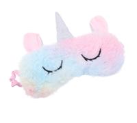 HANABASS Máscara para Dormir de Peluche Antifaz de Felpa para Dormir Casa Adorable Unicornio Antifaz para Diseño de Dibujos Animados para Descansar Casa o Viajar