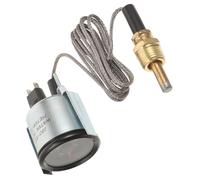 HANABASS Medidor de de Agua Mecánico 52 MM con Sensor Doble Escala Celsius y Fahrenheit Manómetro Metálico para Coche Camión y Barco Indicador Resistente para Control Motor