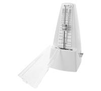 HANABASS Metrónomo Mecánico de Piano Color Neutro, Metrónomo Campana de Acento para Guitarra y Batería, Accesorio Musical Preciso para Exámenes y Práctica Instrumental