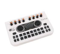 HANABASS Mezcladoras Para Dj Mezclador De Karaoke Consola De Mezcla Digital Portátil Equipo De Actuación De Voz Mini Mezclador Para Dj Consola De Mezcla Para Estudio En