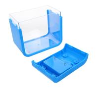 HANABASS Mini Acuario Betta con Luz Integrada Tanque Compacto para Escritorio u Oficina Fácil Limpieza Recipiente para Cría de Camarones Decoración Elegante para y Pequeño