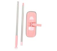 HANABASS Mini Juguetes para Trapear Pequeño Mop Jugar Pequeña Limpieza Finge El Juguete Doméstico Juguetes para El Hogar Trapeador Pequeño Juego De Simulación El Plastico Rosa