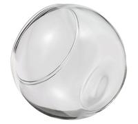 HANABASS Mini pecera Cuenco de terrario florero Acuario pequeño terrario Redondo Fish Tank Globos de Cristal para Velas Globo de Cristal Redondo Botella de Pescado Vidrio Transparente