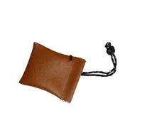 HANABASS Monedero Pequeño de PU para Monedas y Tarjetas, Flexible y Resistente, 2 Piezas, Diseño Práctico para Uso Diario y Oficina, Color Naranja