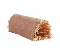 HANABASS Nido de hierba de conejo con túnel para conejos de material de paja natural cálido y protegido nido para mascotas para dormir y actividades