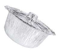 HANABASS Olla de Papel de Portátil con Tapa Resistente para Barbacoa Horno Picnic y Almacenamiento de Alimentos Recipiente Seguro para Eventos Interiores y Exteriores
