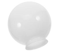 HANABASS Pantalla de Lámpara de Vidrio Lechoso 150mm Globo Redondo para Ventilador de Techo, Repuesto Pantalla de Lámpara para Dormitorio y Sala, Cubierta de Luz Esférica Única