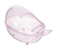 HANABASS Para Pequeños Bañera para Mascotas Arena De Bañño Hamster Caseta De Bañño Inodoro para Hámster