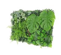 HANABASS Pared De Plantas Artificiales Decoración De La Pared Verde Césped Telón De Fondo Verdor Pared Flor Artificial Muro Cerca Planta De Pared Falsa Panel De Pared Green Flor De Seda