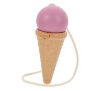 HANABASS Pelota de Habilidad Balance Game Funny Games Juguetes educativos Divertido Juguete Kendama Juguete Kendama portátil Juguete Kendama Interactivo Kendama Juguete Madera Rosa