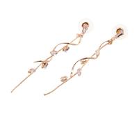HANABASS Pendientes Colgantes de Borla Largos para Mujer Joyas de Gemas de Imitación Brillantes para Fiestas de Graduación y Bodas