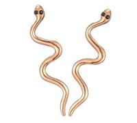 HANABASS Pendientes Serpiente Dorados Mujer Diseño Geométrico Creativo Aretes Ligeros y Duraderos para Uso Diario y Eventos Joyería de Moda Femenina
