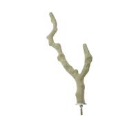 HANABASS Percha para Pájaros Soporte de Juego Natural Plataforma de Jaula para Periquitos Juguete Duradero y Seguro Diseño de Rama Realista Montaje Rápido