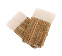 HANABASS Pinceles de Artista para Pintar Cerámica y Esmaltado, 2 Piezas Mango Ergonómico Rectangular, Ideales para Proyectos de Manualidades y Arte