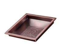 HANABASS Plato de Fuego del Templo de Aleación Marrón Función de Almacenamiento y Diseño Religioso Sofisticado para Ceremonias Religiosas y Decoración del Hogar