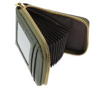 HANABASS Portatarjetas Pequeño Antirrobo con Bloqueo RFID Diseño Minimalista Aluminio y PU Resistente y Portátil para Hombres y Mujeres Organizador de Tarjetas de Crédito y Documentos de