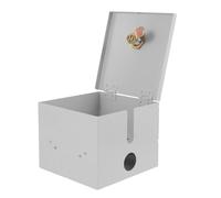 HANABASS Protector Enchufe Exterior de Hierro para Aplicaciones al Aire Libre Buena Estabilidad y Función Antirrobo, Caja de Conexiones Resistente para Generador y Equipo Color