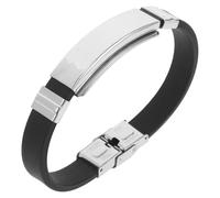 HANABASS Pulsera Temporada Silicona de Deportiva Antiestática Negra para Invierno Diseño Minimalista en and Hombre y Mujer Uso Interior y Exterior