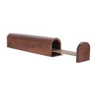 HANABASS Quemador de Incienso de Madera Artesanal para Aromaterapia, Soporte Estable Que Previene la Dispersión de Cenizas Adecuado para Habitación Infantil y Amantes del Perfume