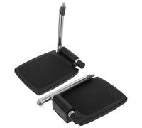 HANABASS Reposapiés Diseño Elevable de Aleación de Aluminio y Poste de Soporte para Accesorio Resistente y Plegable Silla de Ruedas para Personas Edades