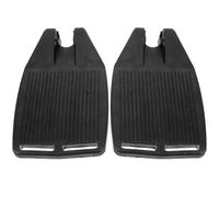 HANABASS Reposapiés y Negro Silla de Ruedas de Plástico para Adaptación Diseño Práctico Juego para Personas Edades