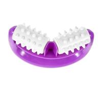 HANABASS Rodillo Masajeador de Mano para Brazos y Piernas Doble Rueda en V, Material Abs y Tpr, Reduce y Mejora Circulación en Fitness y Uso al Aire Libre