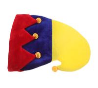 HANABASS Sombrero de Payaso para Halloween para Mujer, Diseño de Carnaval Llamativo, Material Fieltro y Lana Peinada, Portátil y Fácil de Llevar para Fiestas y Circos