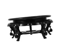 HANABASS Soporte De Resina Para Jarrón Soporte Decorativo Para Peceras y Macetas Base Estable Para Interiores y Exteriores Estante De Estilo Oriental Para Balcón y Oficina