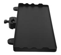 HANABASS Soporte para Micrófono Abrazadera de Fijación y Bandeja Alargada de Plástico, Estante Multipropósito para Partituras, Accesorio Estable para Grabación, Transmisión y Actuaciones