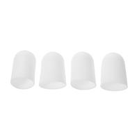 HANABASS Tapas Difusoras para Linterna 4 Piezas, Cubierta Difusora de Luz Cálida de Silicona, Antideslumbrante y Resistente al Agua, Compatible Linternas de Mano de 39-43 Mm para Camping