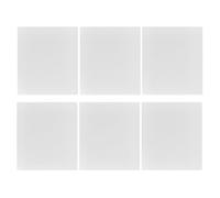 HANABASS Tapete de Dibujo de Pvc Transparente 6 Piezas para Impresión 3d Plantillas Portátiles de Color Claro, Accesorio Versátil para Manualidades y Mejora de Habilidades Artísticas