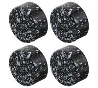 HANABASS Tapones para Pedales de Guitarra Eléctrica 23 Mm 4 Piezas Color Marfil, Cubiertas Protectoras Antidesgaste para Perillas del Pedal, Reducción de Vibraciones para Uso en Conciertos