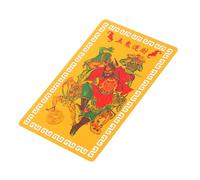 HANABASS Tarjeta de Amuleto Feng Shui Taisui Año Serpiente Aluminio- Duradera con Diseño Detallado del Riqueza para Protección y Prosperidad