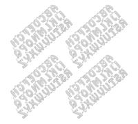 HANABASS Troqueles de Letras Mayúsculas Alta Precisión y Simple Juego de 4 de Acero al Carbono para Manualidades DIY para Tarjetas y Álbumes